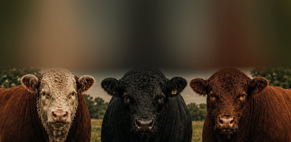 Toros Polled Hereford, Angus negro y Angus colorado del 30° Remate Anual